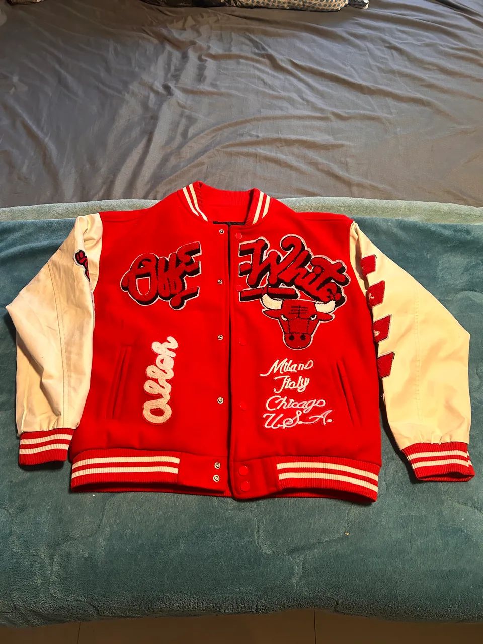 Jaqueta Off White Chicago Bulls - Foto 3