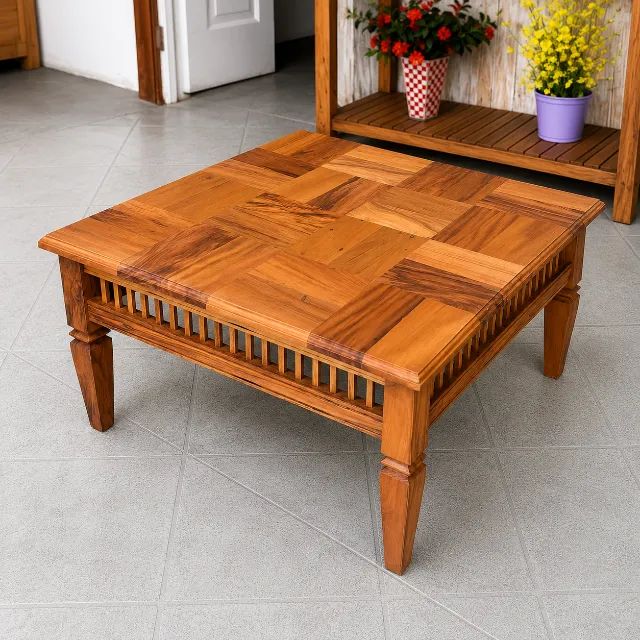 MESA DE CENTRO DEMOLIÇÃO PEROBA ROSA