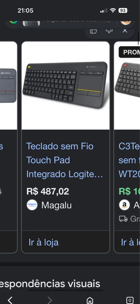 Teclado logitech sem fio USB - Foto 2