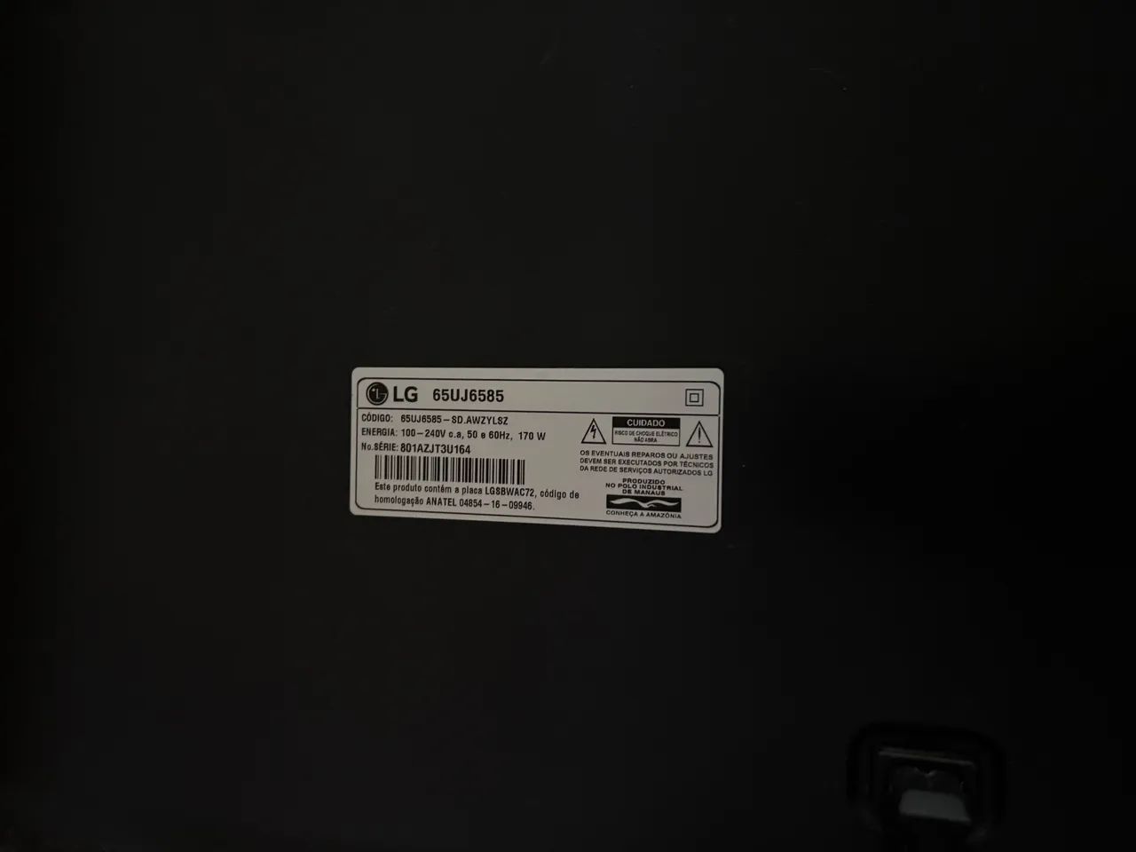 TV LG 65" quebrada - Foto 2