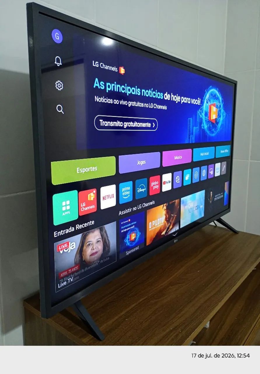 Vendo Smart Tv LG 43 Polegadas - Foto 3