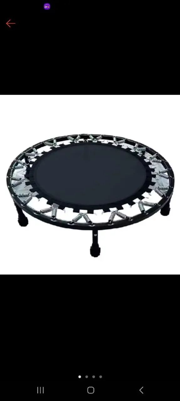 Mini Cama Elástica Jump Ginástica E Zumba - Novo (Usado 2x) - Foto 3