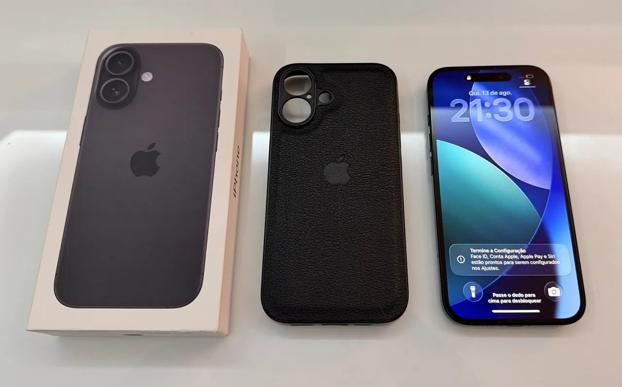 Iphone 16 256 GB Preto com Nota Fiscal 