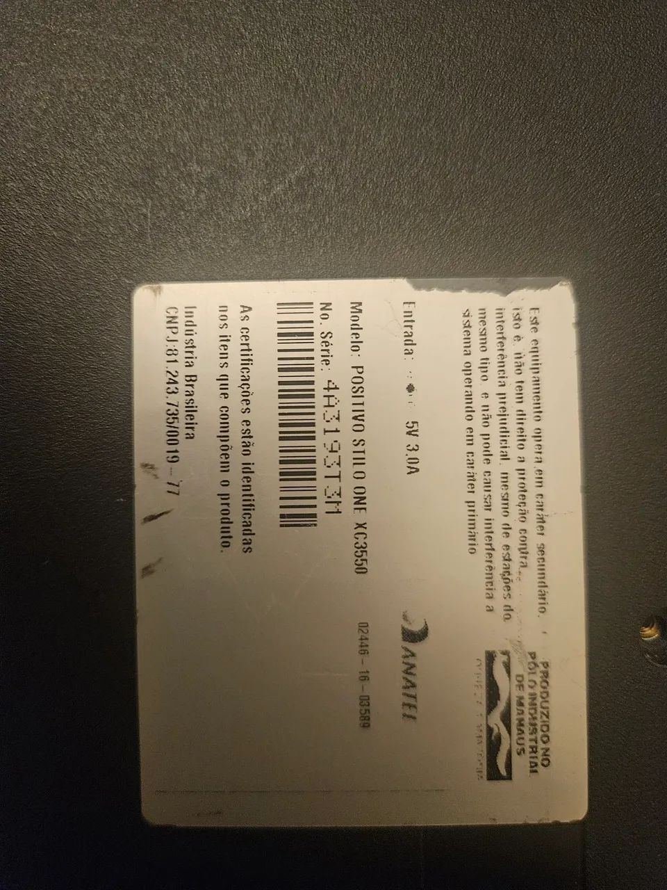 Vendo notbook  positivo stilo xv3550 defeito - Foto 4