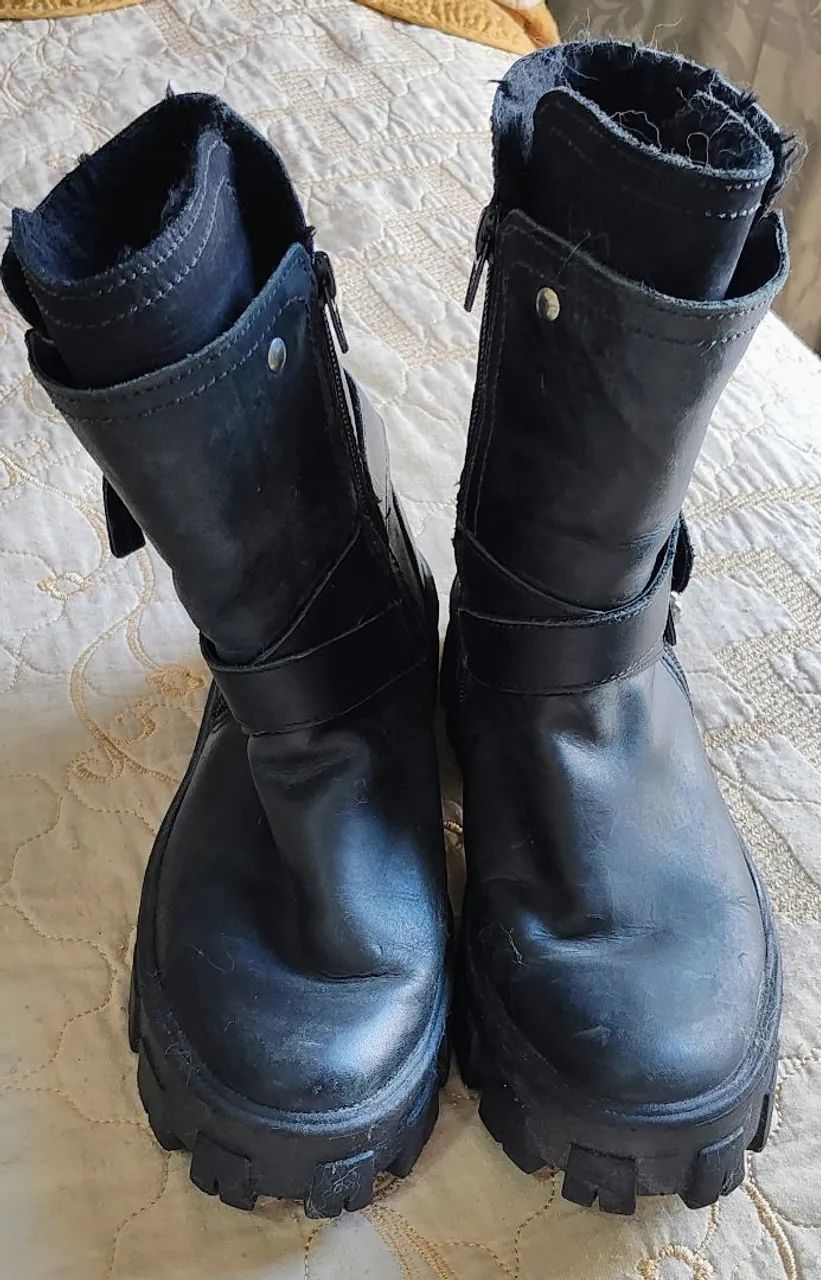 Bota de couro legítimo Steven madden  - Foto 2