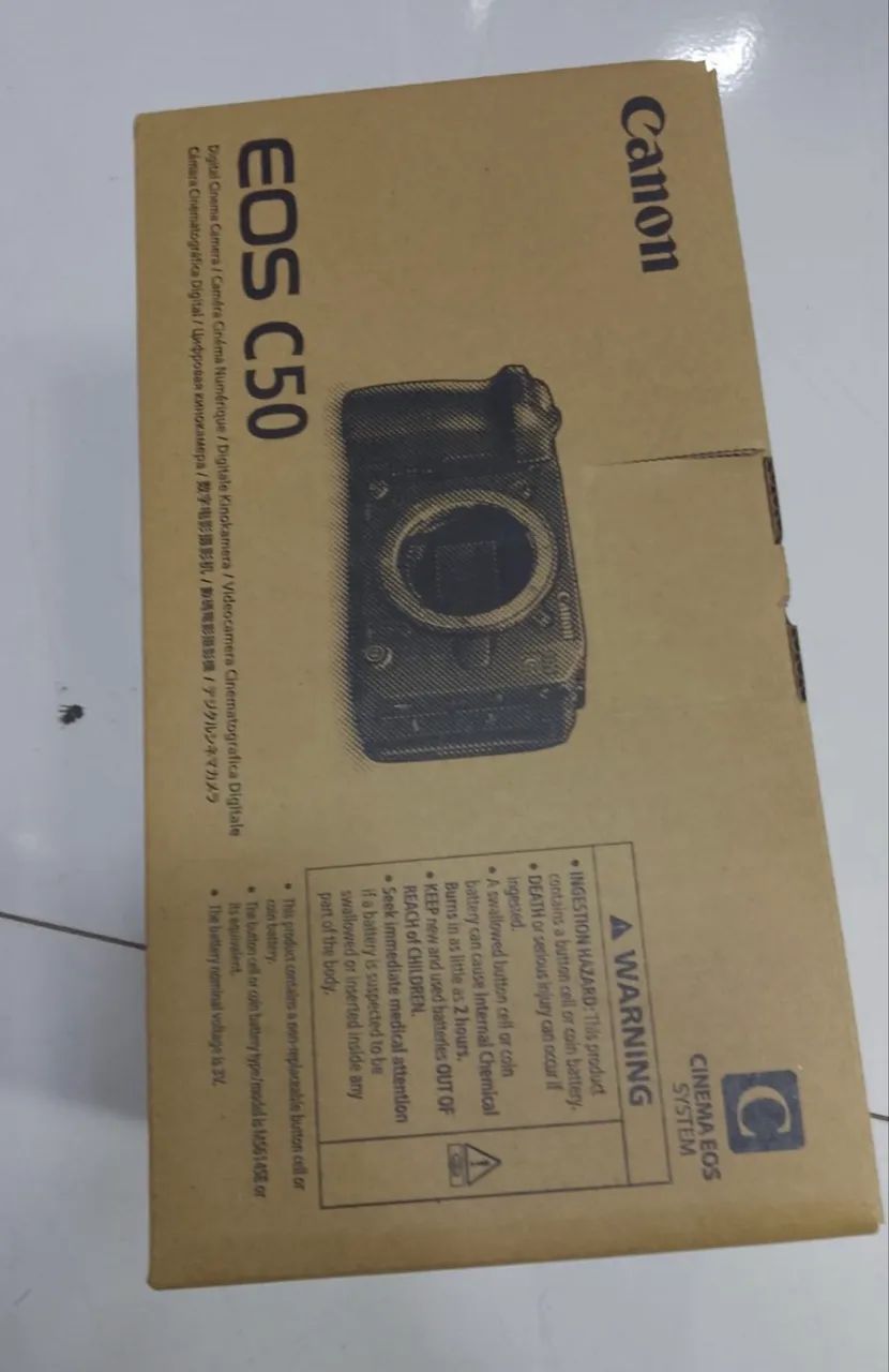 CAMARA CANON EOS C50 (CINEMA) Corpo Nova  - Foto 2