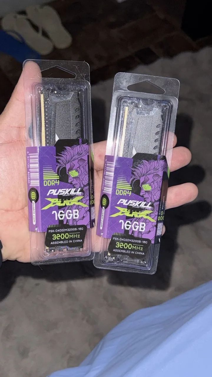 MEMÓRIA RAM 16GB PUSKILL