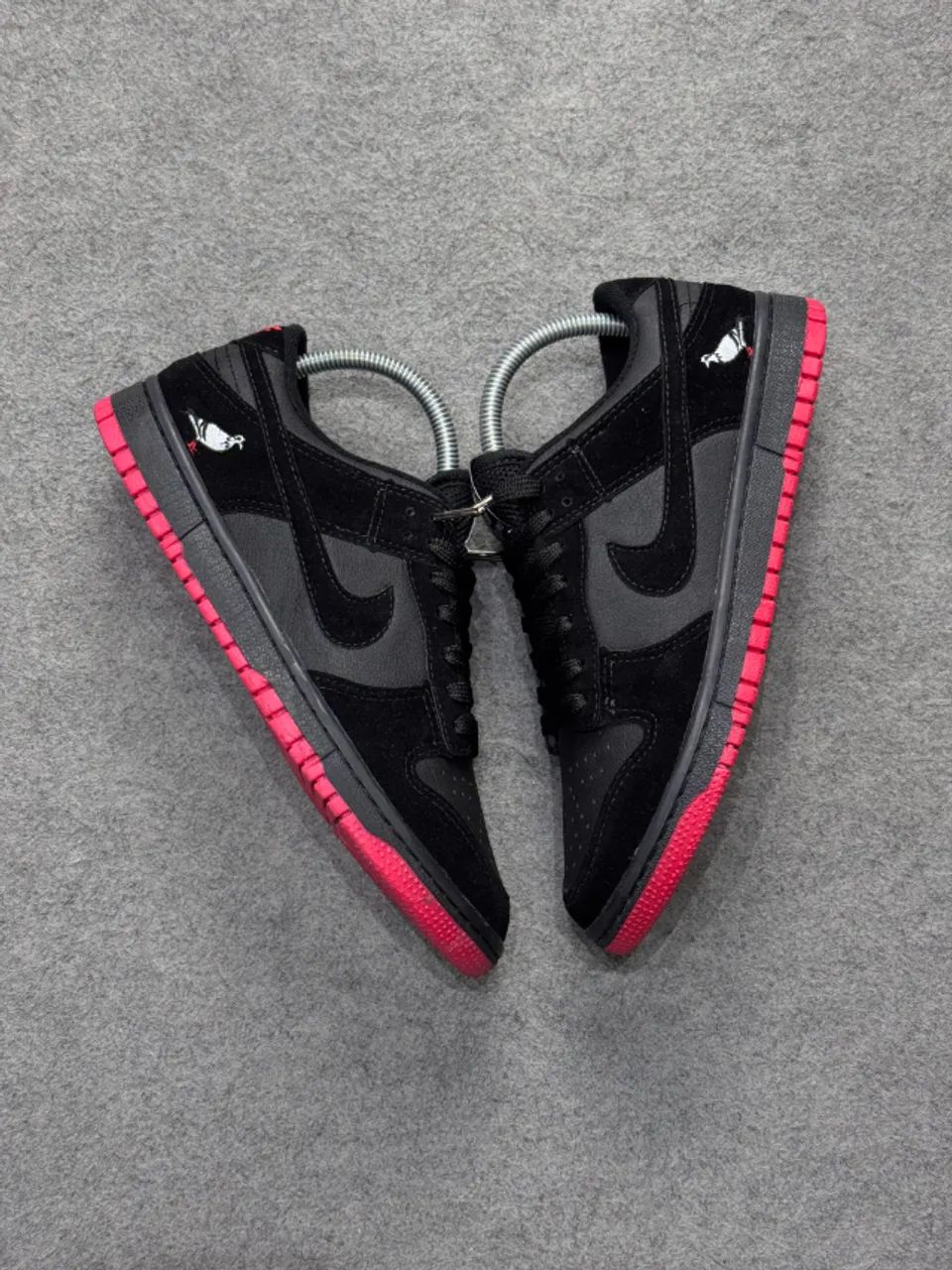 Tênis Nike SB Dunk Low Masculino Premium Cor: Black Red - Disponível 38 AO 43 - Foto 6
