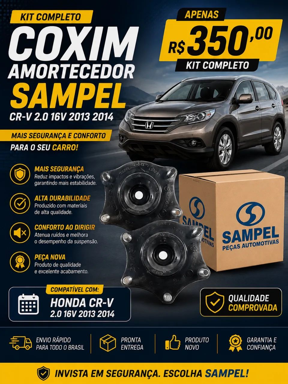 Coxim amortecedor sampel