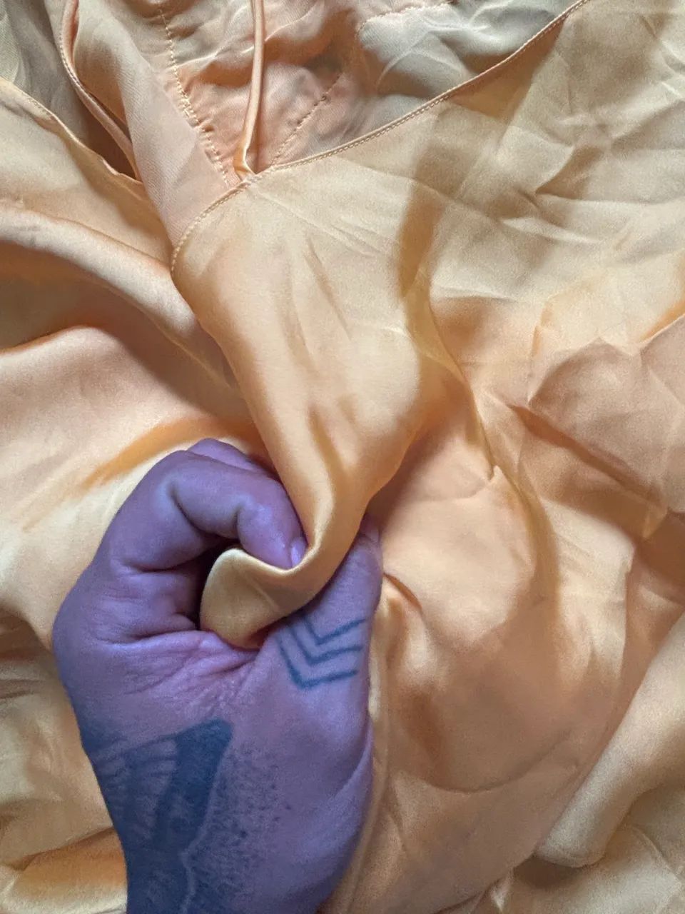 vestido de dormir linea notte m amarelo - Foto 4