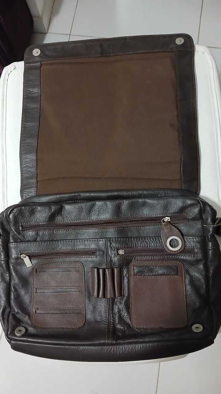 Bolsa masculina de ombro - Foto 2
