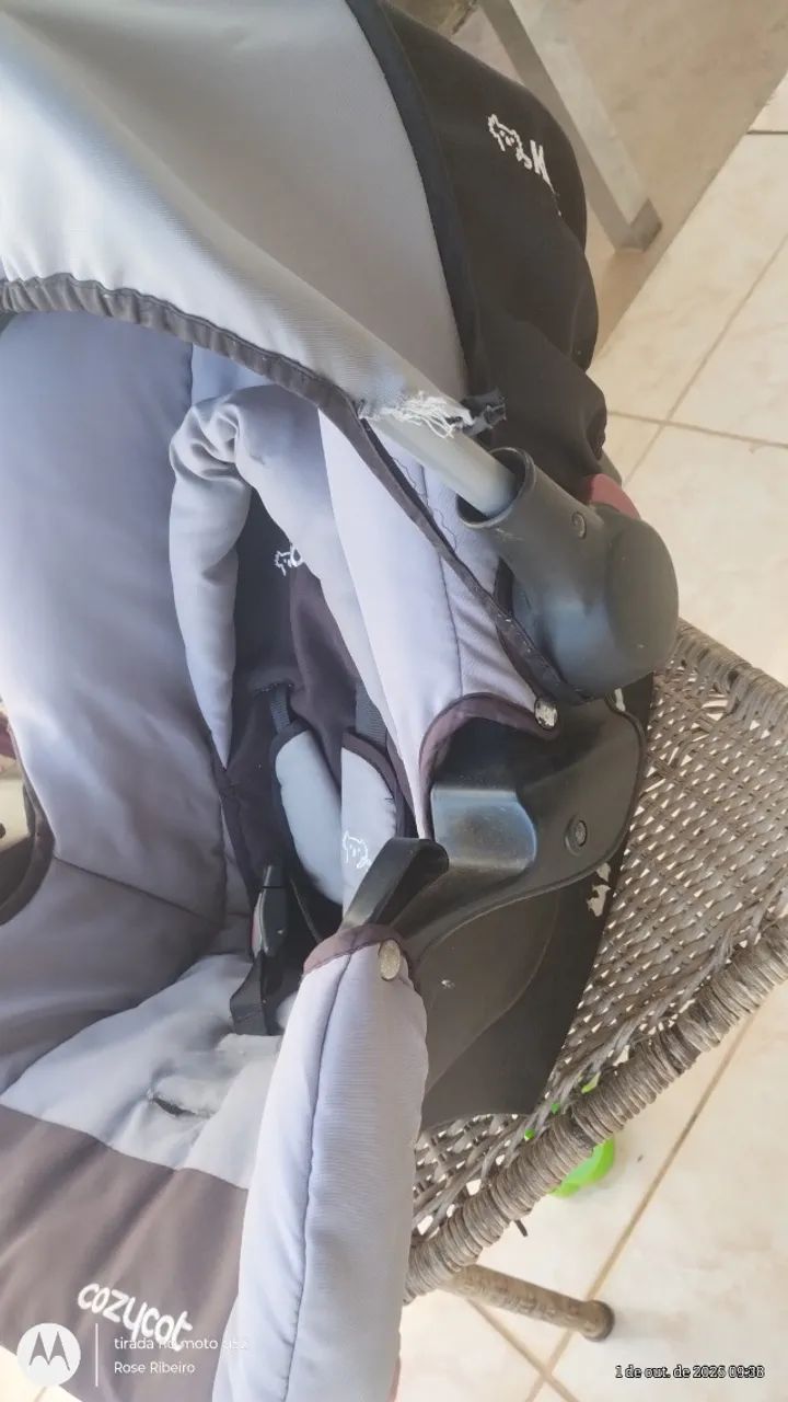 Cama infantil com colchão e bebê conforto  - Foto 3
