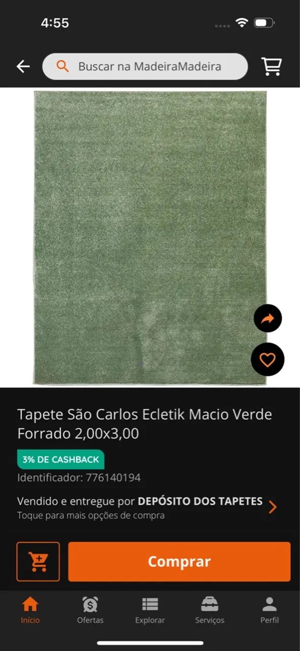 Tapete verde 