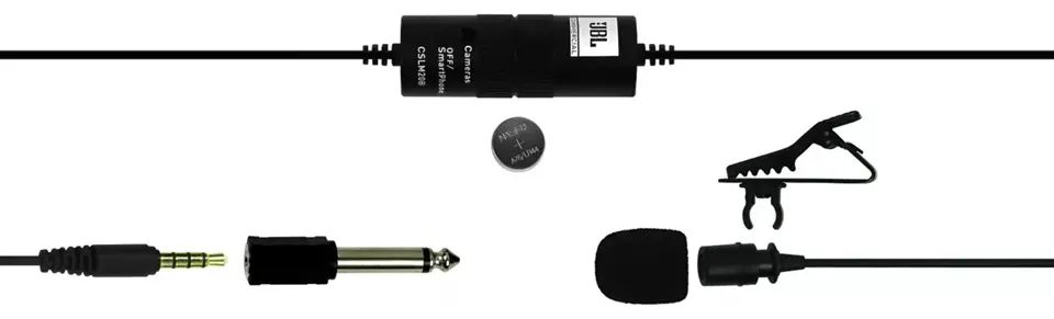 Microfone JBL De Lapela CSLM - 20 B Celular Câmera Dslr Tablet Cor Preto - Foto 4