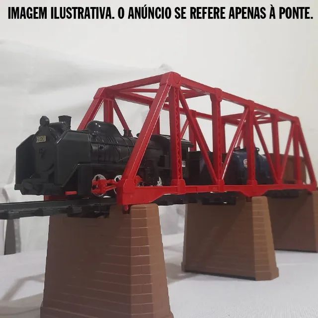 Ferrorama Ponte Tomy Plarail para 3 pilares compatível Estrela - Foto 2