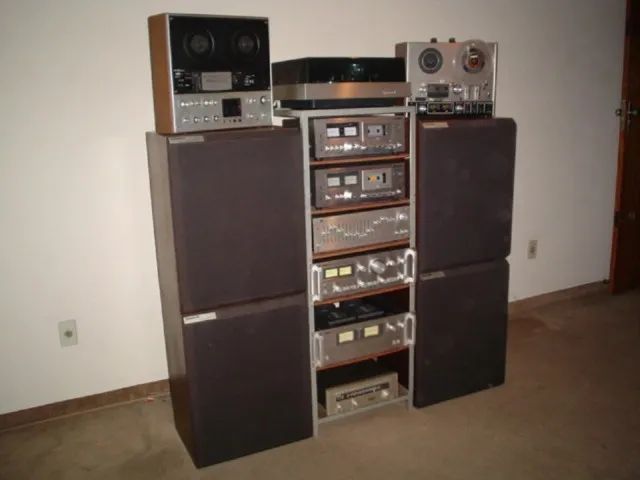 som vintage Polivox Gradiente Akai Kenwood Garrard