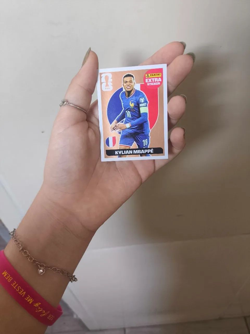 Figurinha Extra Sticker Bronze Kilian Mbappe