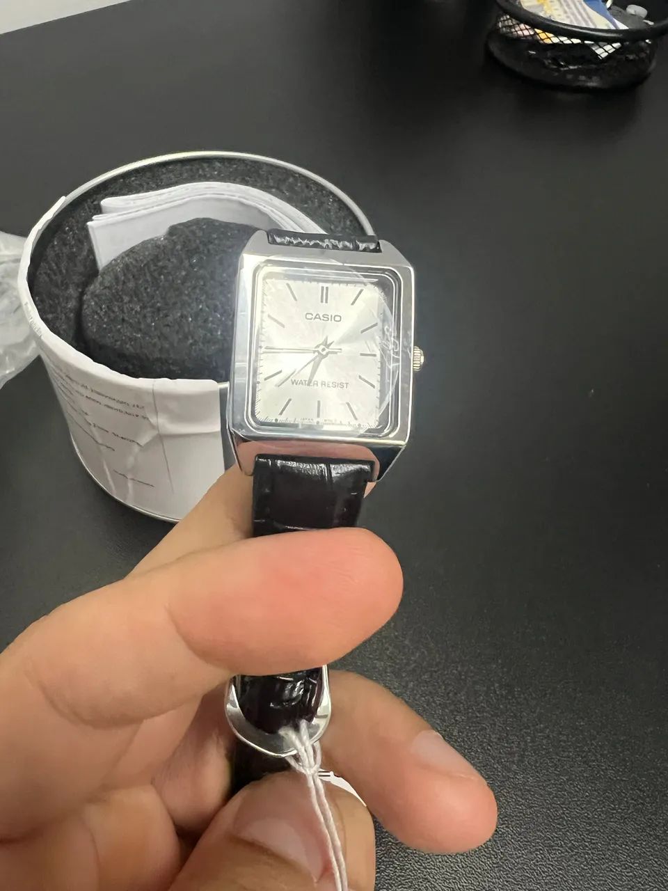 Relogio casio tank - NOVO NA CAIXA