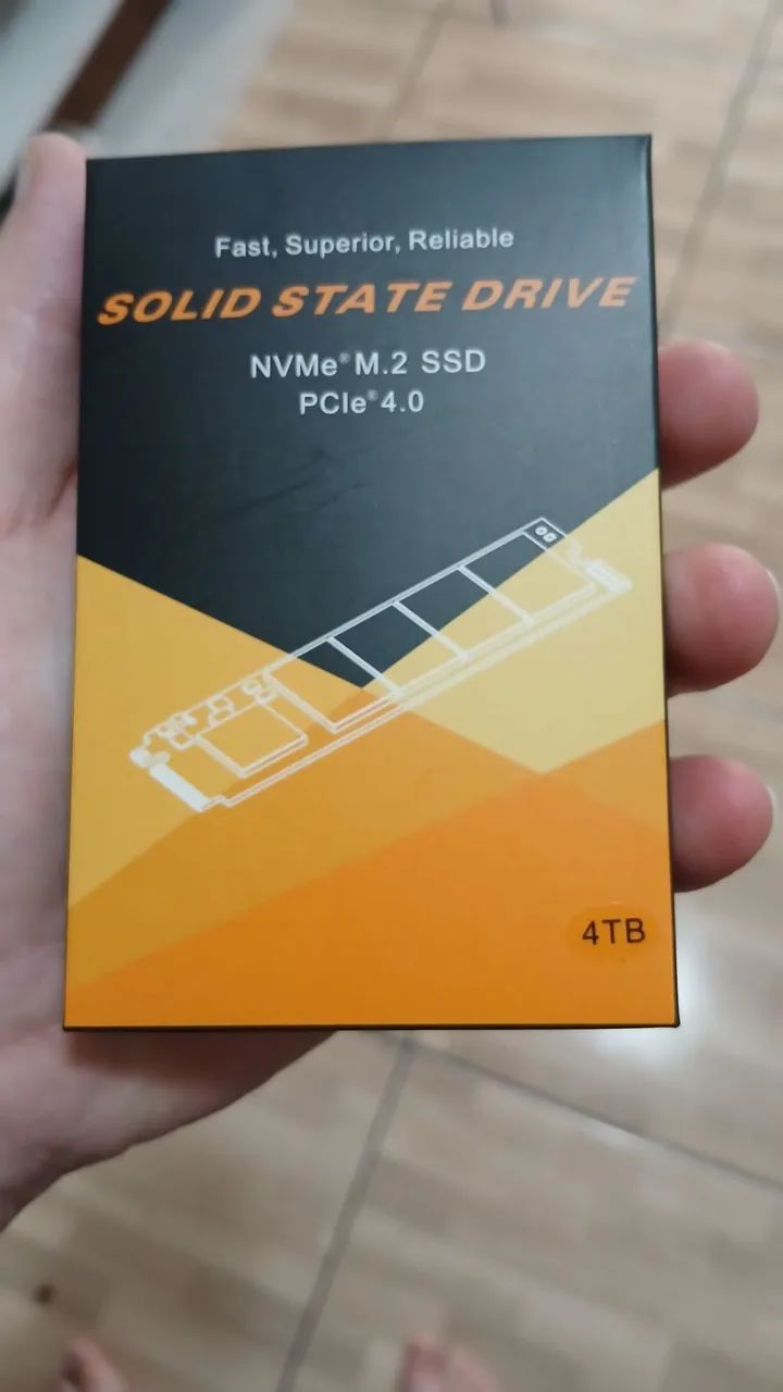 SSD NVMe M.2 PCIe 4.0 Kootion 4TB - Novo - Foto 2