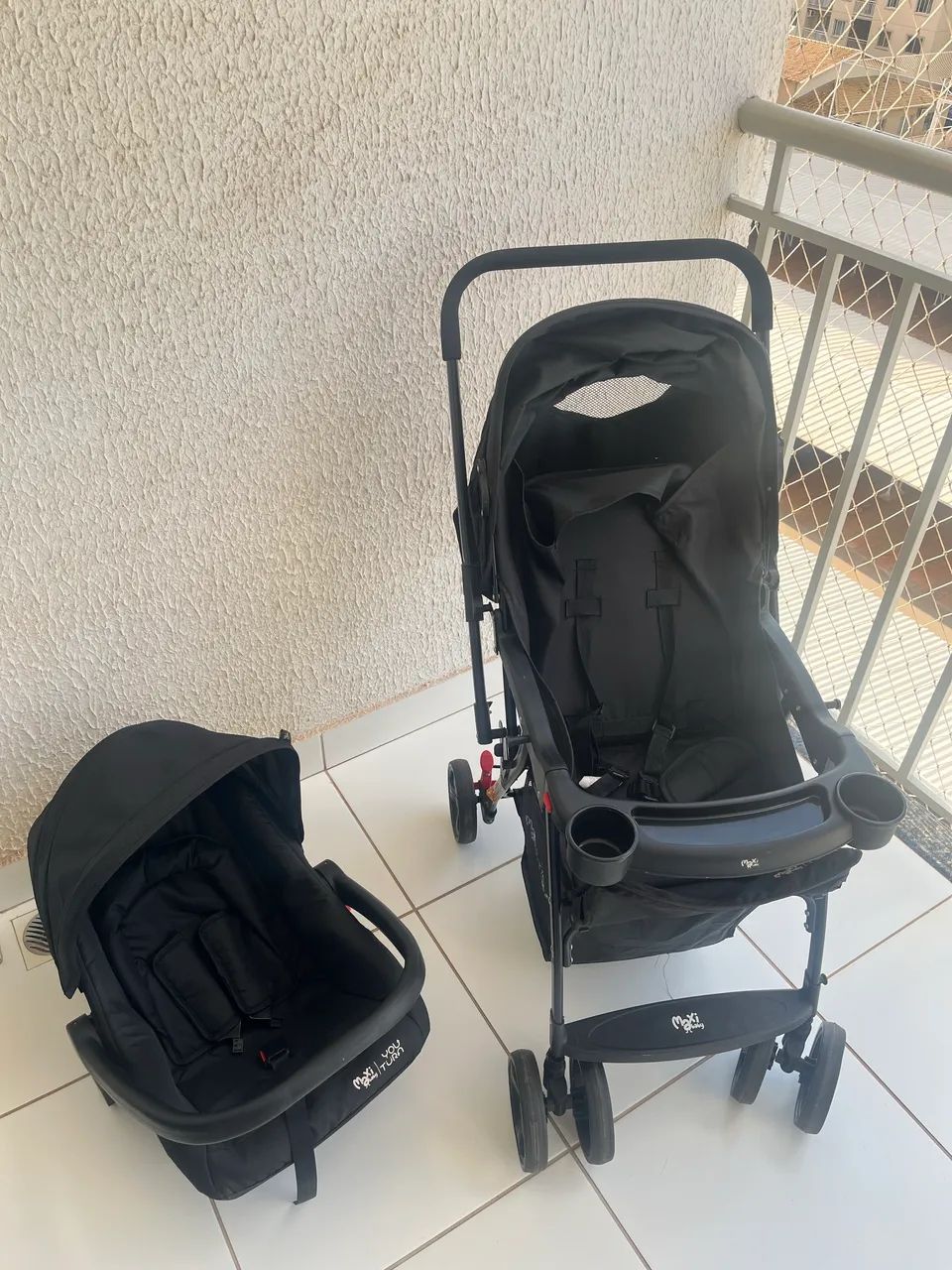 Vendo carrinho e cadeirinha  - Foto 3