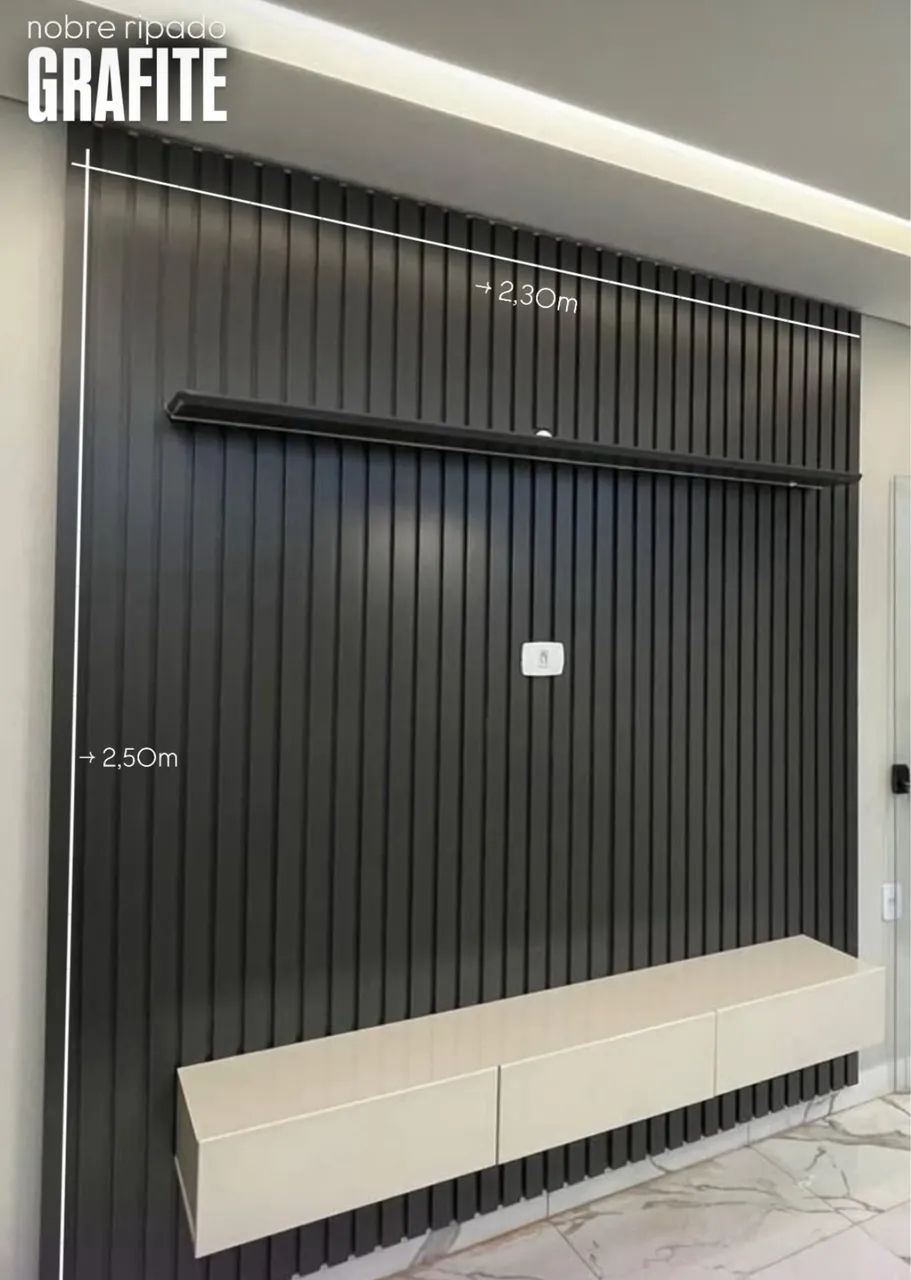 PAINEL NOBRE E BANCADA 2.30M MDF