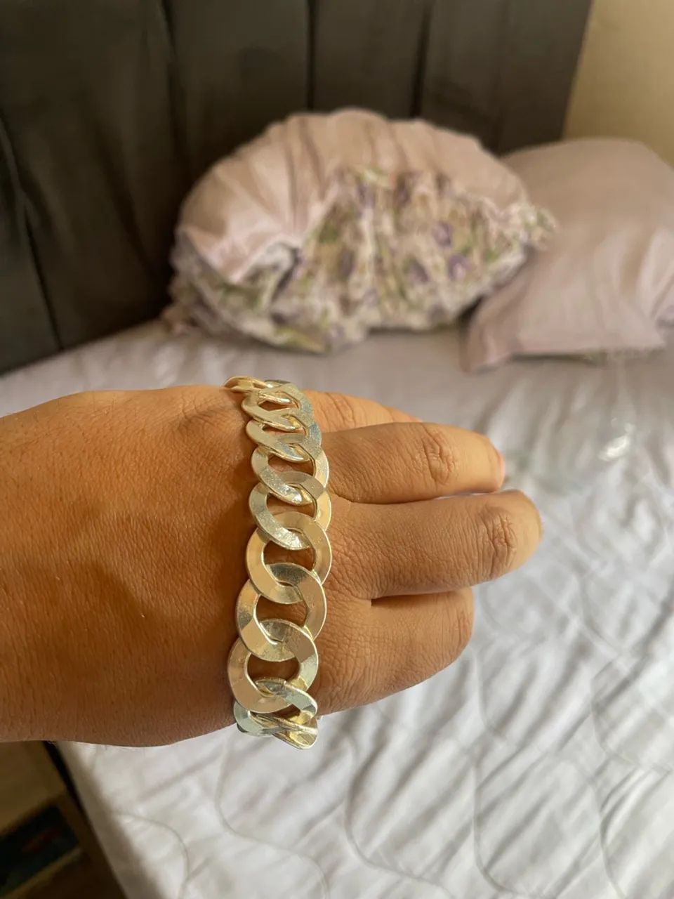 Pulseira de prata 925 maciça