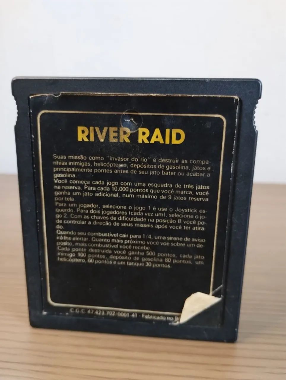 River Raid Atari 2600 Original Funcionando Perfeitamente