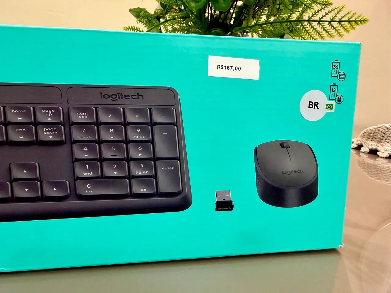 Teclado + mouse sem fio - Foto 3