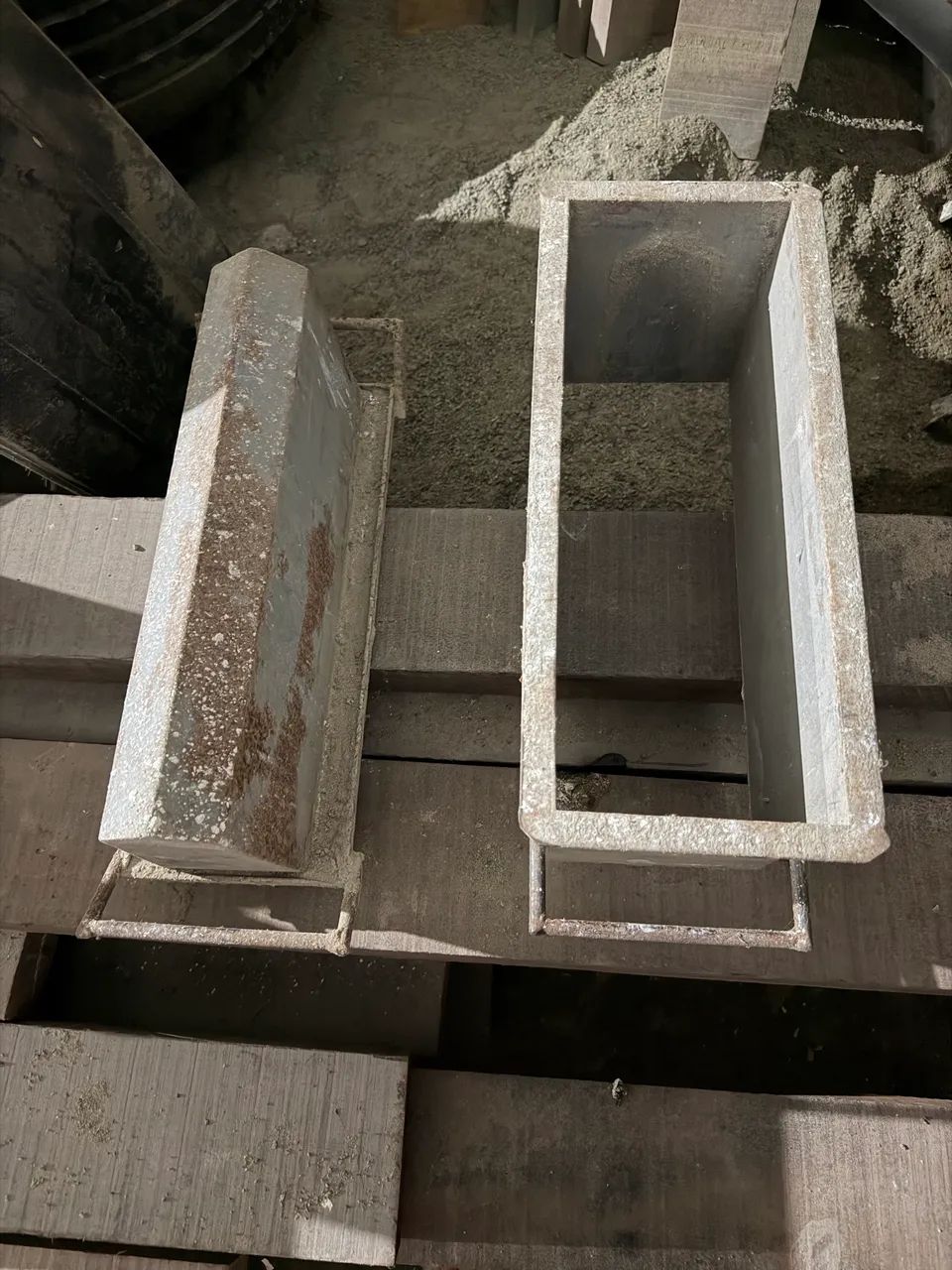 Forma de bloco de cimento