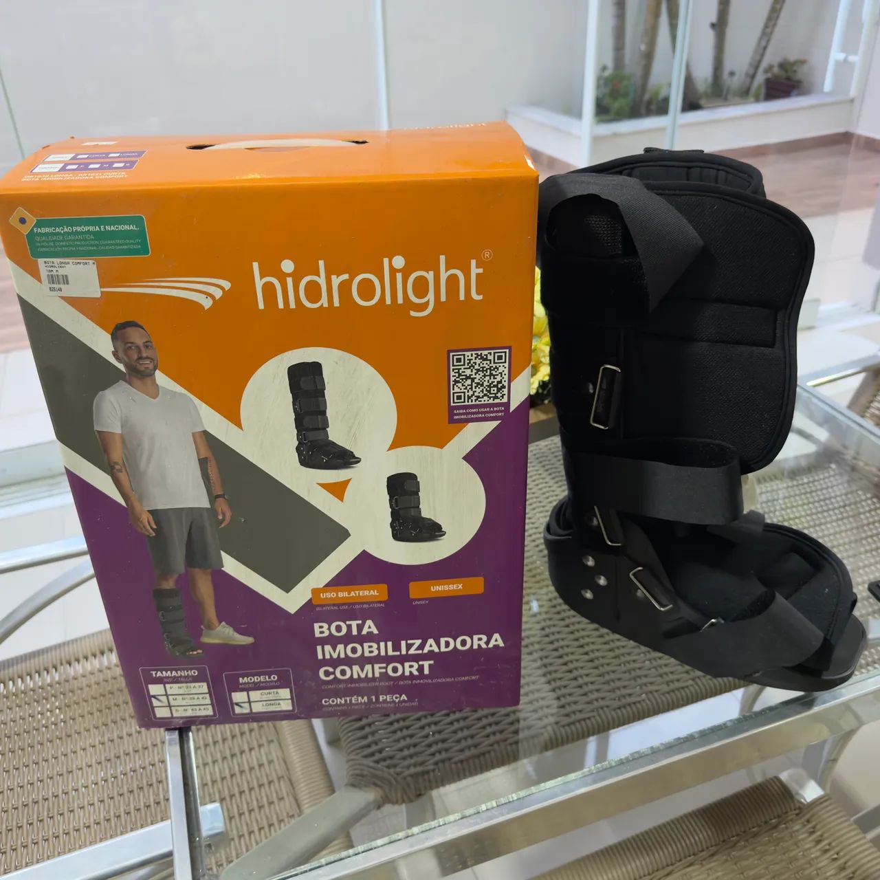 Bota Imobilizadora Comfort Longa da Hidrolight