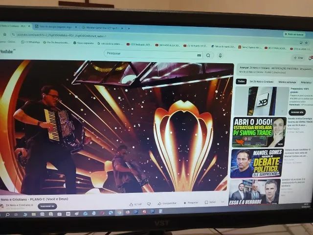 Monitor VST 21.5 polegadas novo pouco uso - Foto 4