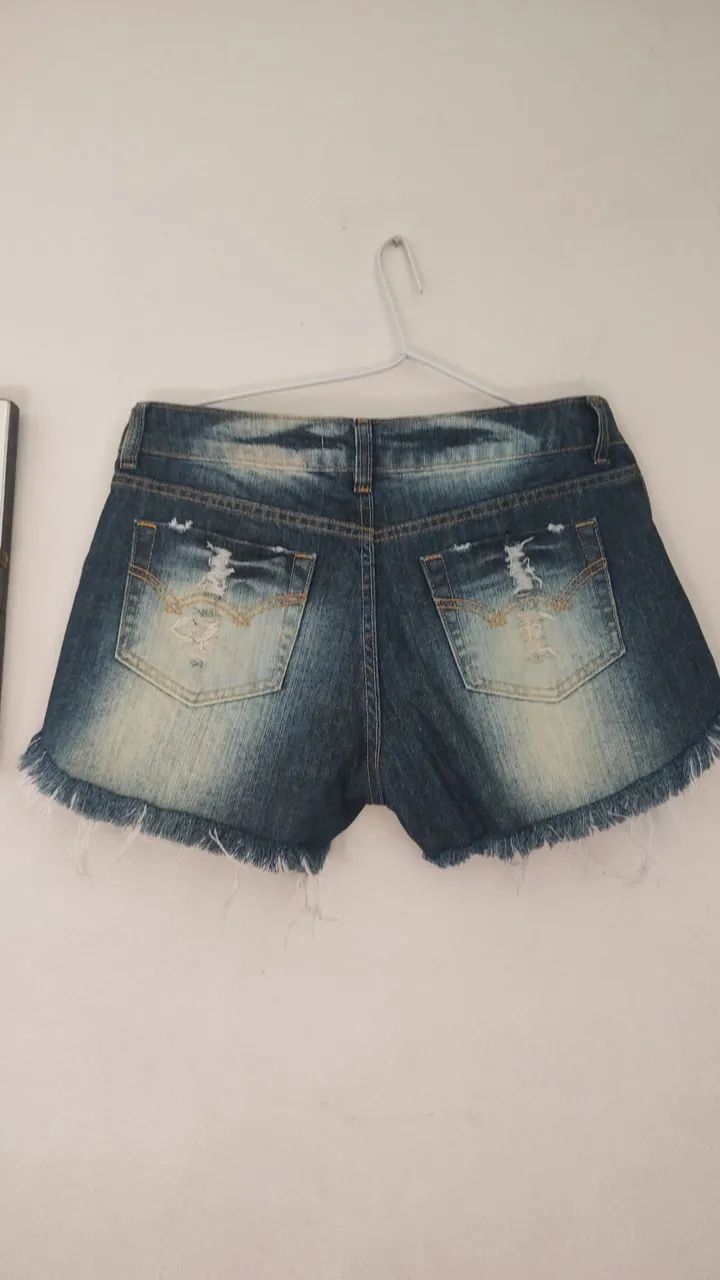 Bermuda jeans feminina 38