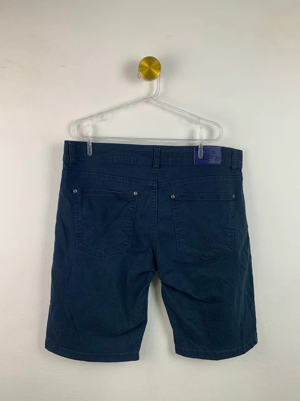 Bermuda jeans masculina azul 46 - Foto 3