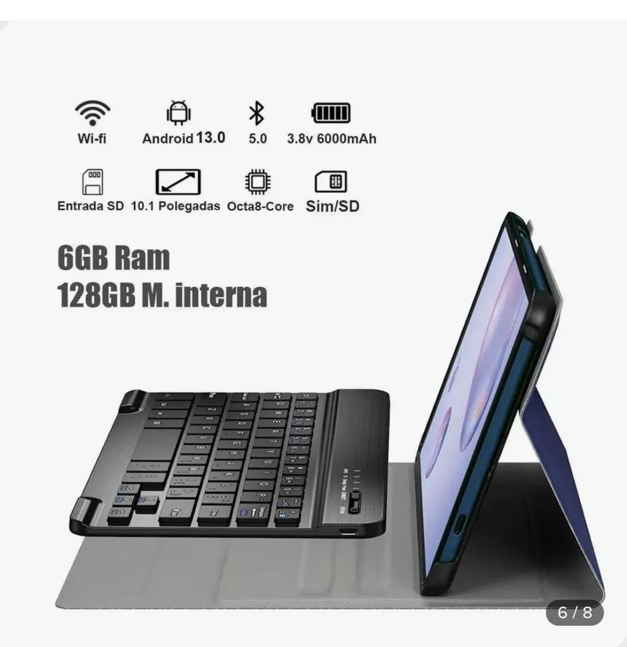 Vendo tablet Amiyo A06 Plus 1 mês de uso  - Foto 3