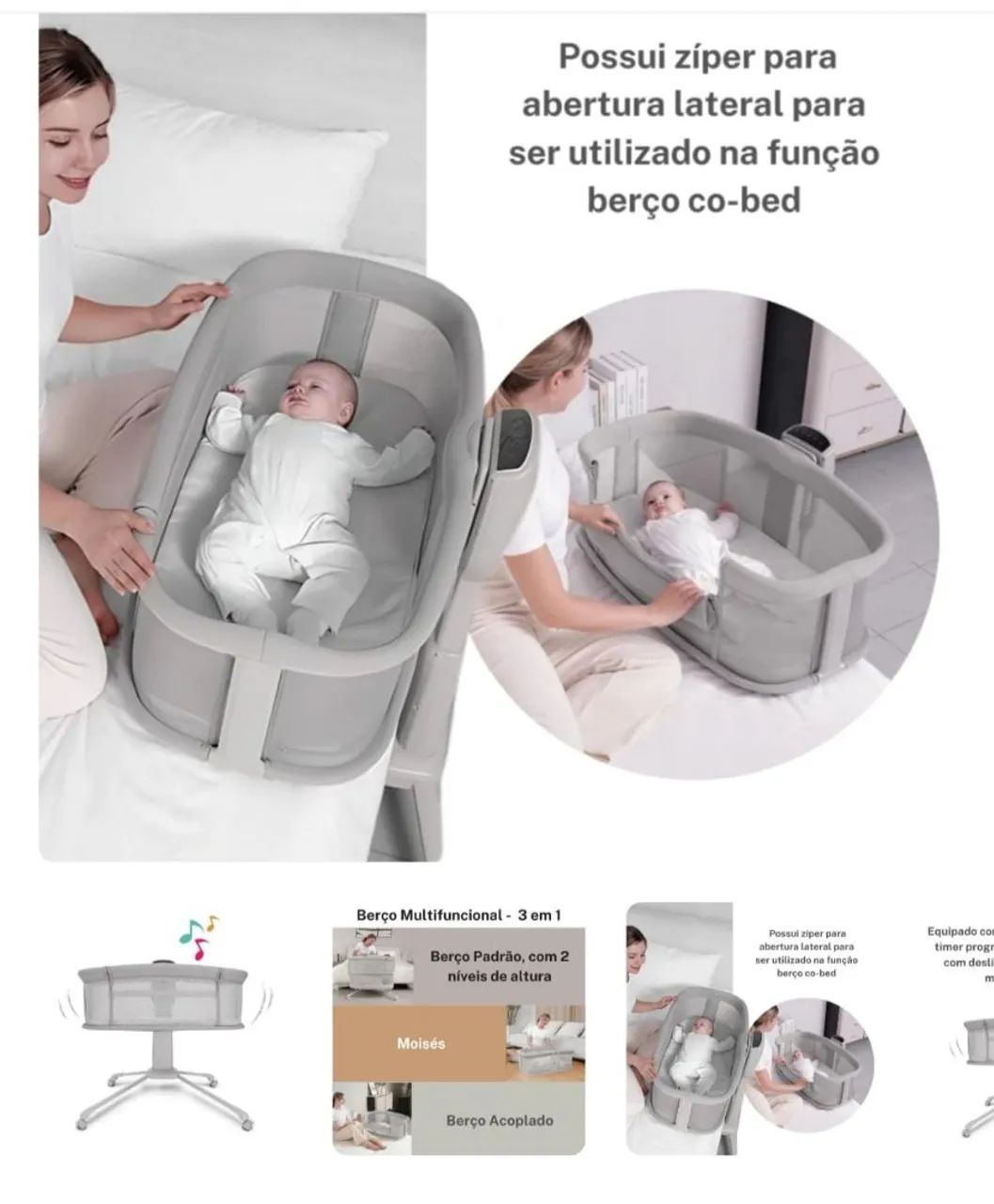 Berço Moisés portátil  - Foto 2
