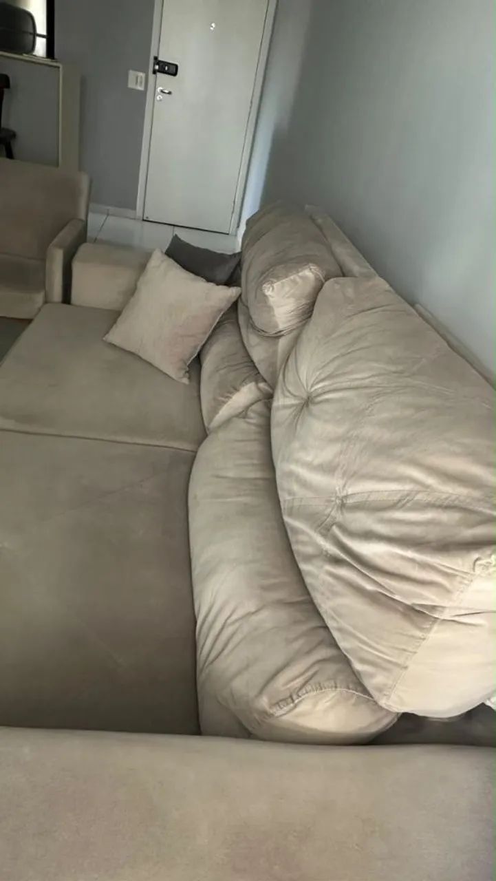 Sofa retrátil 3 lugares Jacaúna  - Foto 3