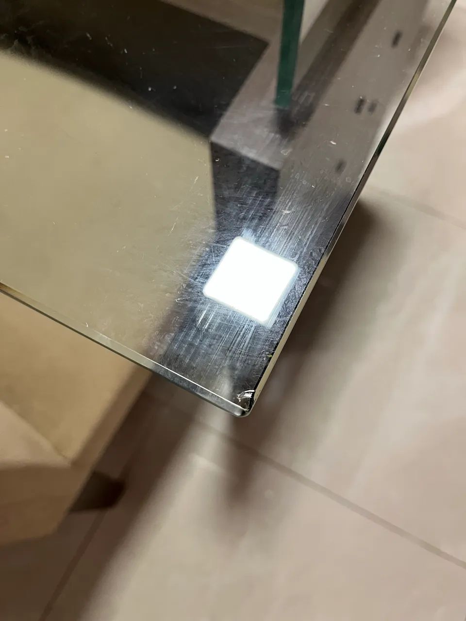Mesa de jantar vidro 4 cadeiras - Foto 5