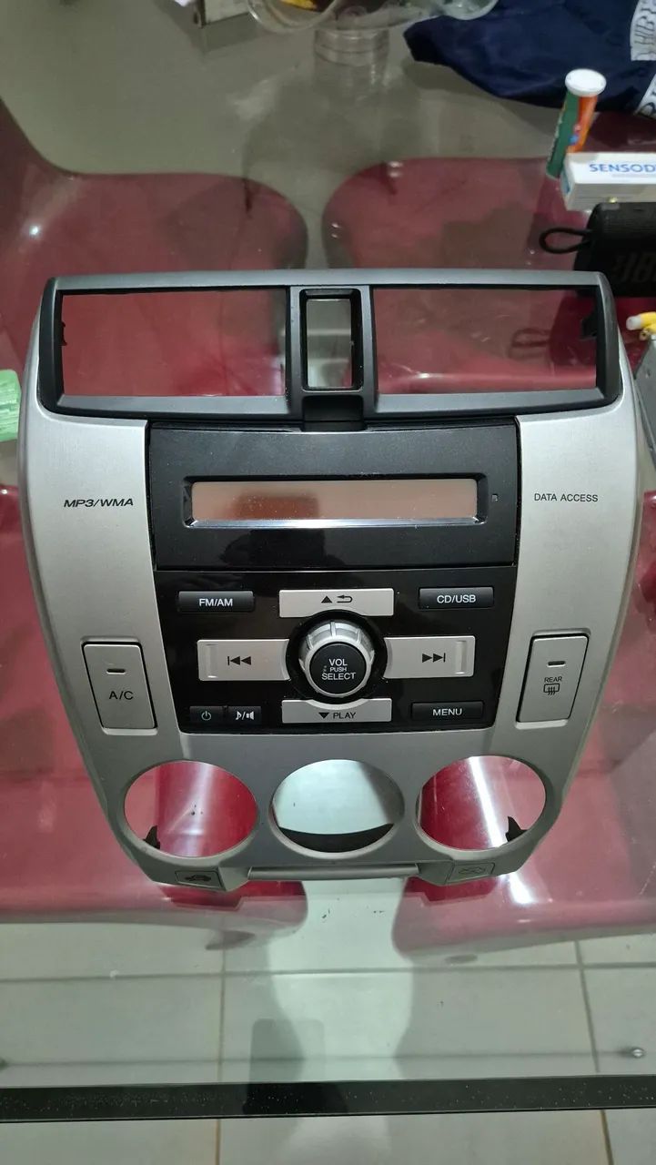 Som original Honda City com Bluetooth 