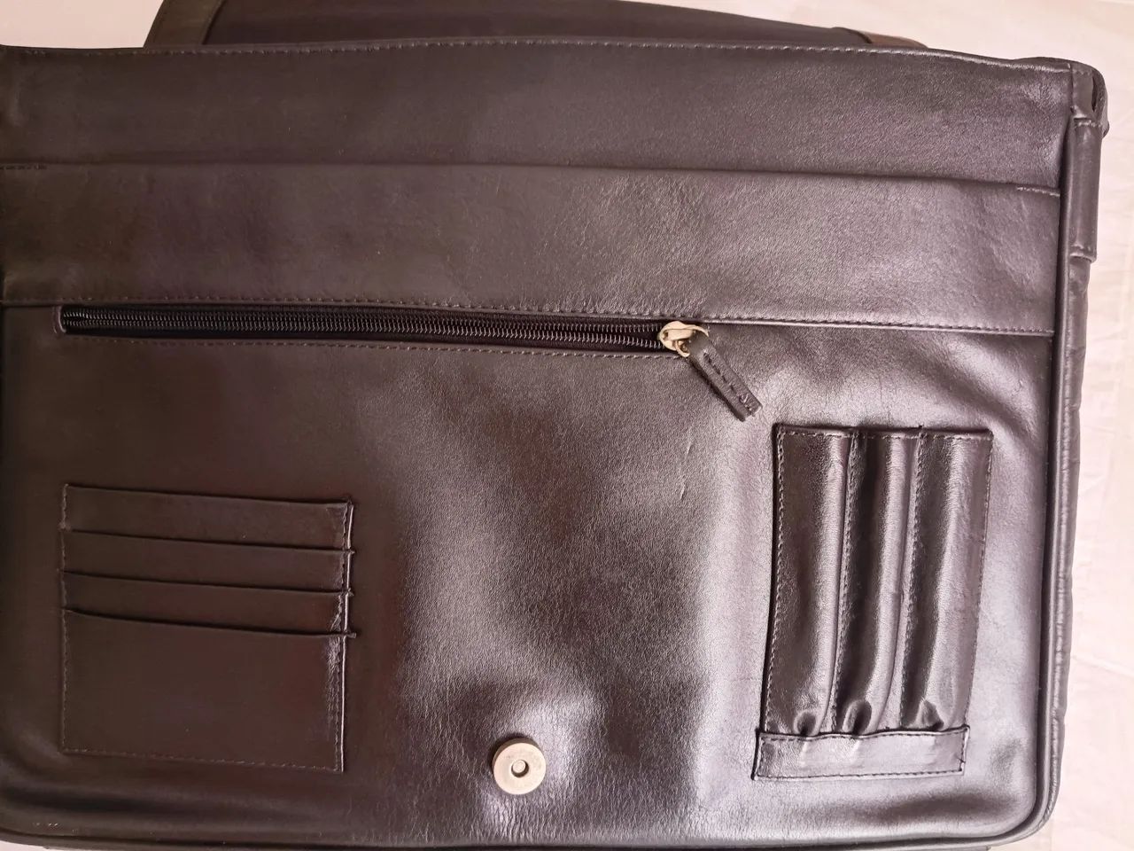 Bolsa executiva em couro .  - Foto 3