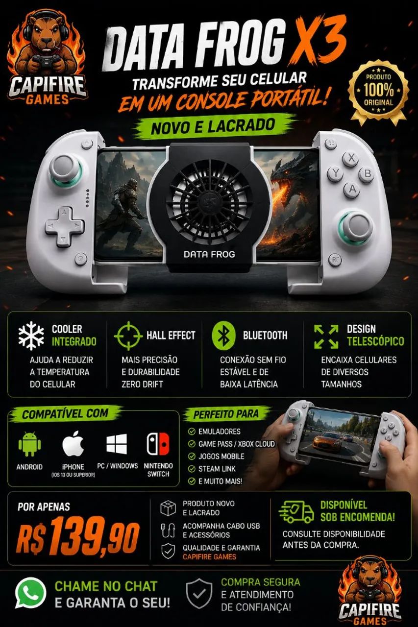 DATA FROG X3 ? | GAMEPAD PARA CELULAR
