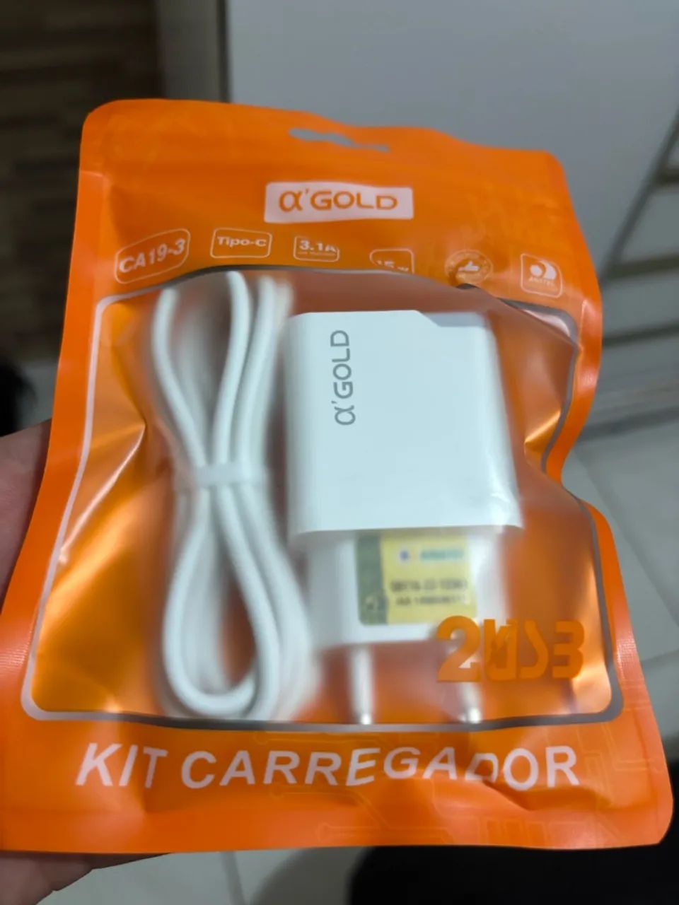 Kit carregador tipo c - Foto 2