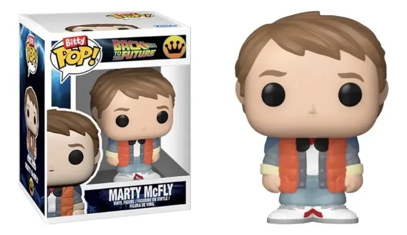 Funko Pop! Bitty Pop Rides - Back To Future -  Marty Mcfly and Machine - Foto 5