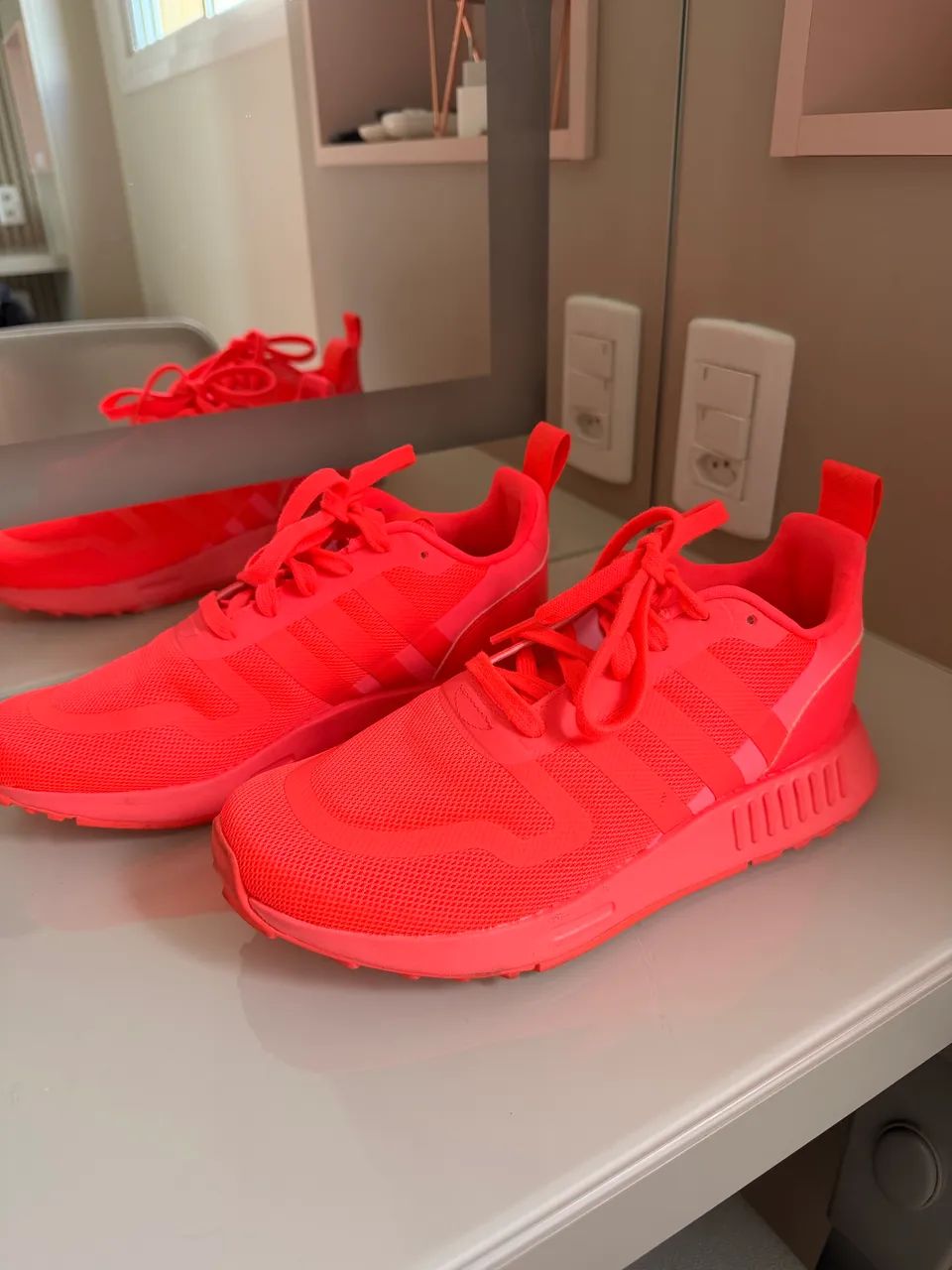Tênis adidas original rosa neon  - Foto 4
