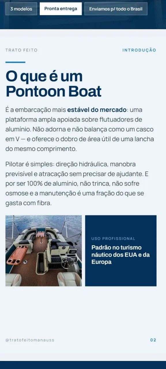 lancha pontoon 28 pes - Foto 8