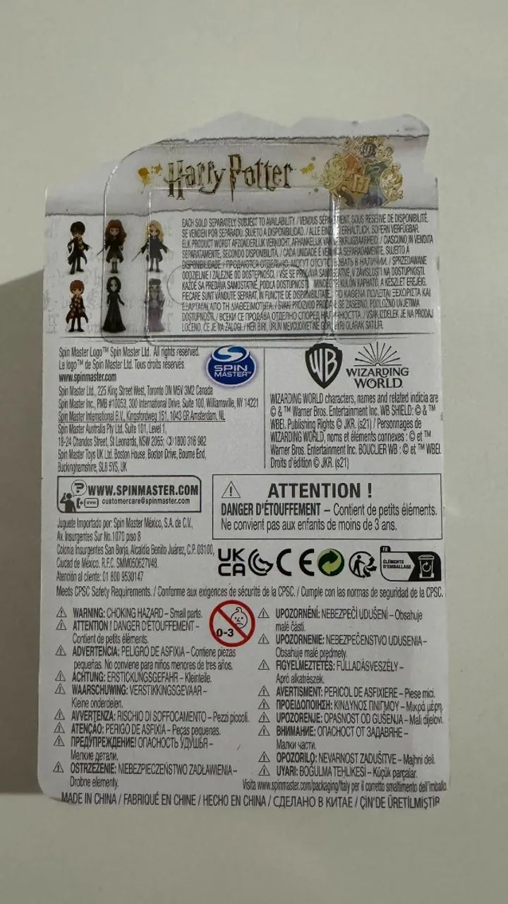 Boneco Harry Potter Magical Minis Colecionável Amuletos Mágicos - Foto 2