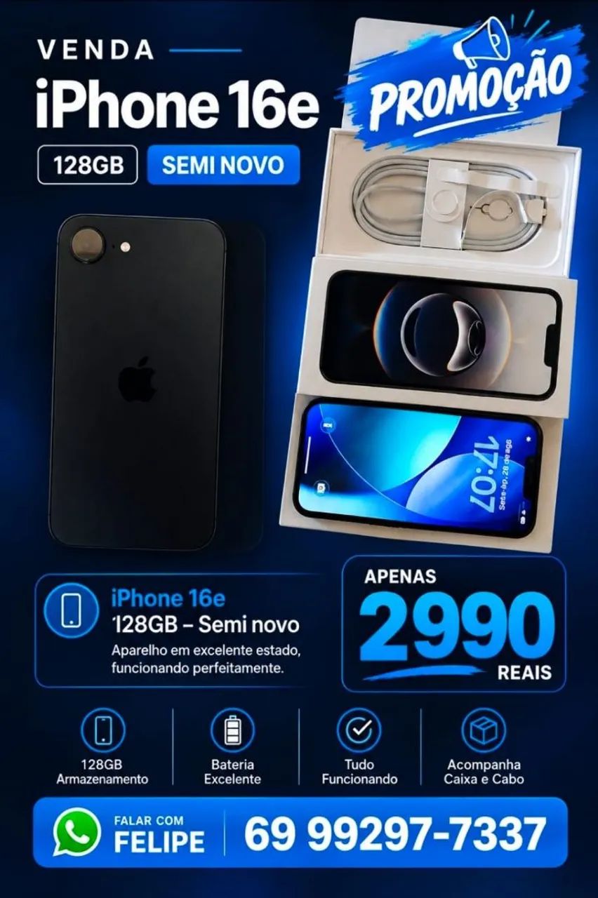 Iphone 16e seminovo