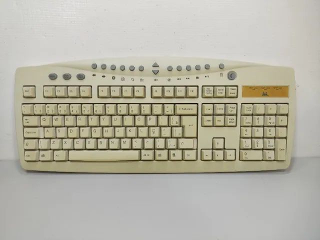 Teclado Mtek Ps2 Mini Din Ç Vintage Retro Pc Computador Ru7 (Usado)