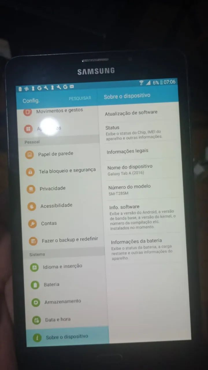 TABLET SAMSUNG 2016 - Em ótimo estado - Foto 4