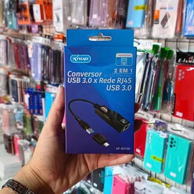 Conversor USB 3.0 para rede RJ45