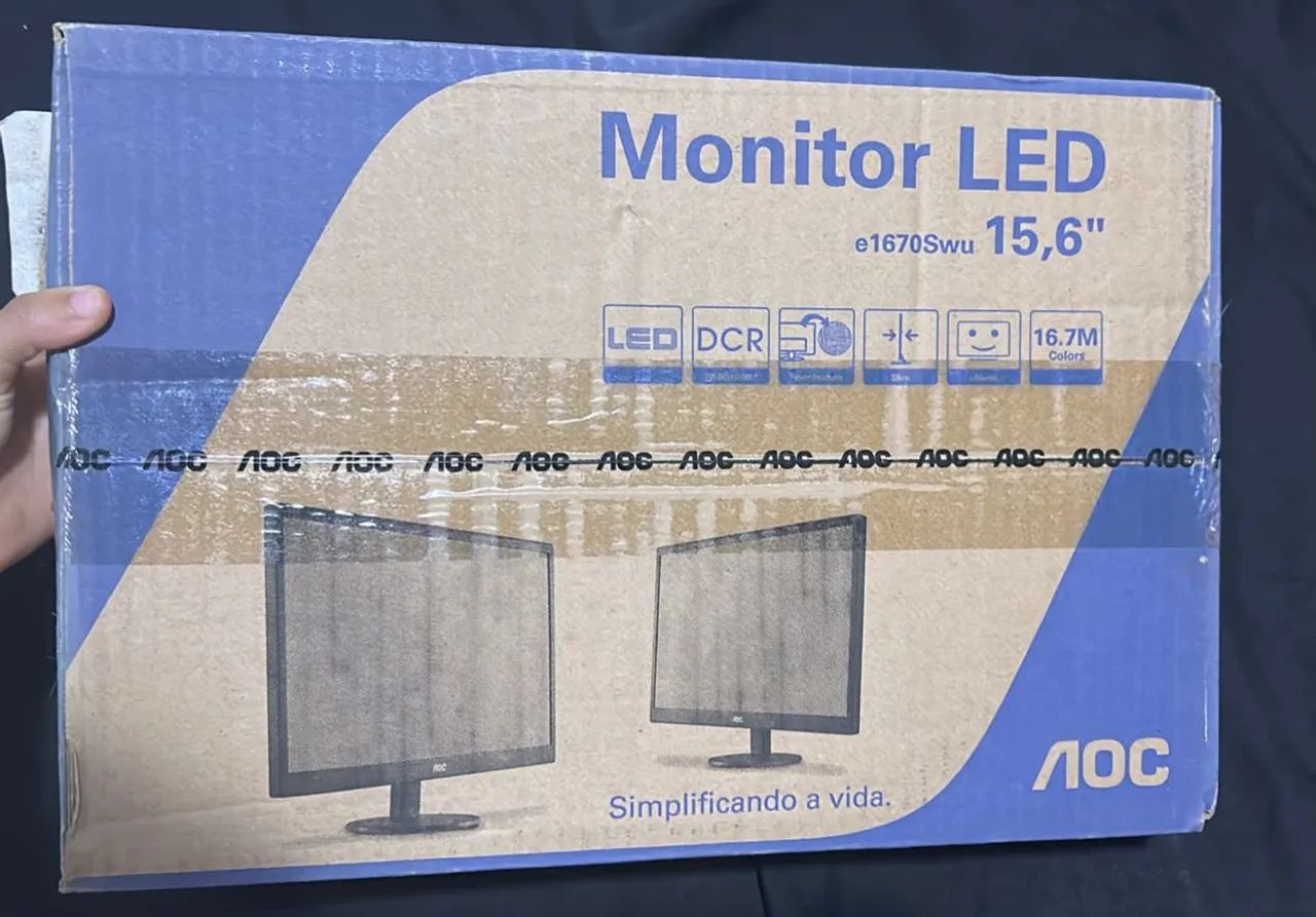 Monitor LED 15,6 polegadas 